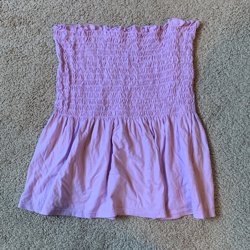 Anthropologie purple tube top size medium
